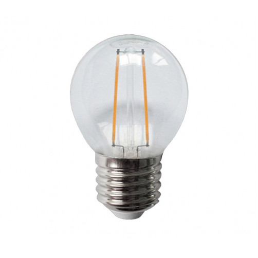 E27 sijalka LED filament mini bučka 4W topla bela svetloba, 2700 K