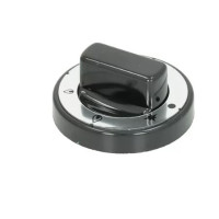 Gumb za plin Črna barva Fi 70 os 8 mm  profi