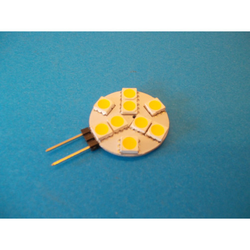 LED GU4 TIP -6,  1,8W  12 V  topla bela svetloba  , 25000 ur 
